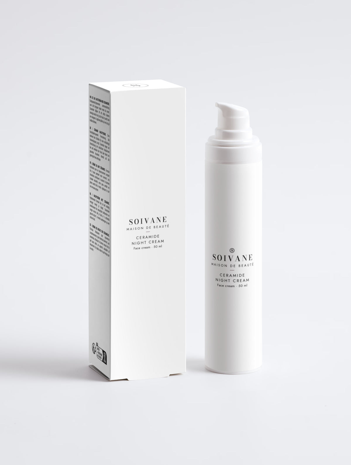 Soivane Ceramide Barrier Night Cream with carton
